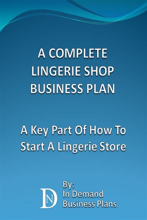 Lingerie Shop Business Plan